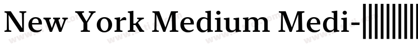 New York Medium Medi字体转换